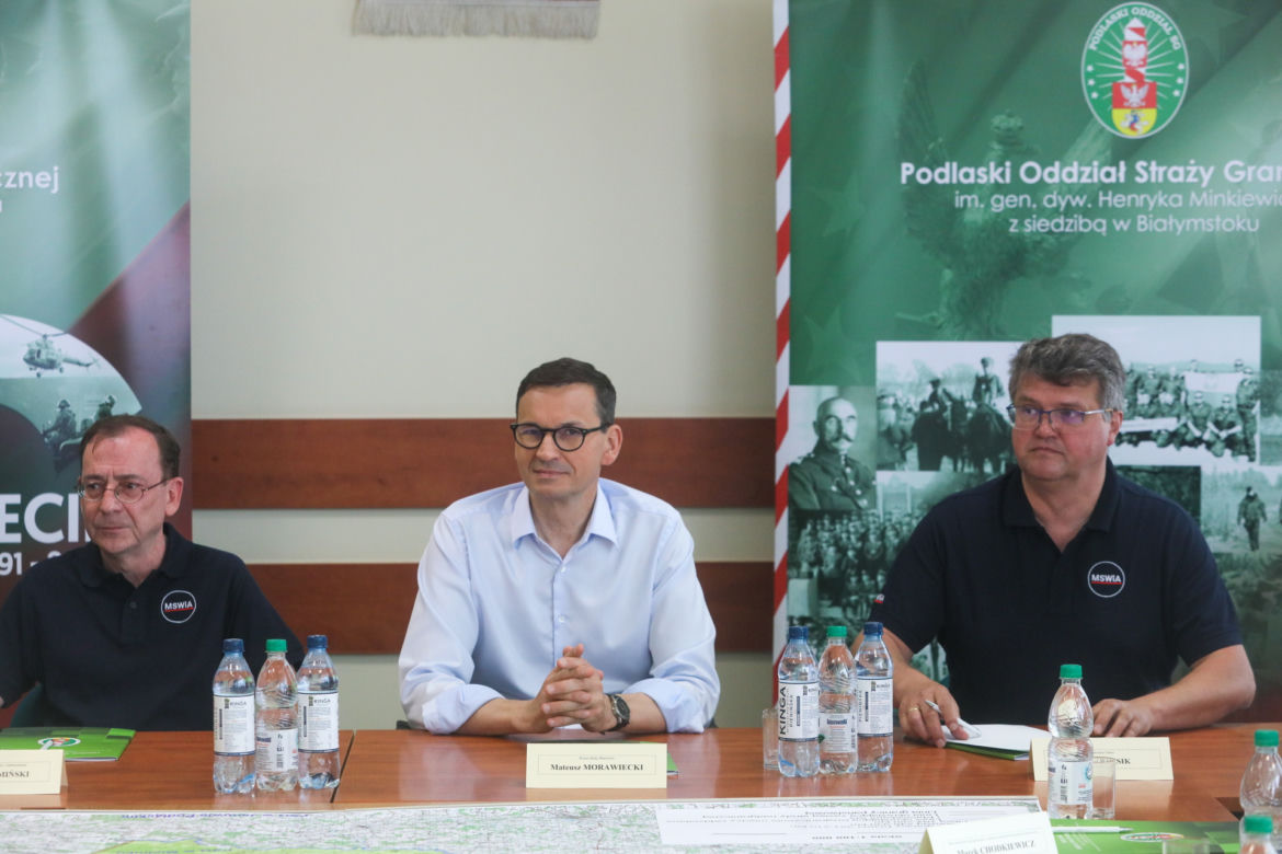 Mateusz Morawiecki "Mur ochroni nas przed inwazją"