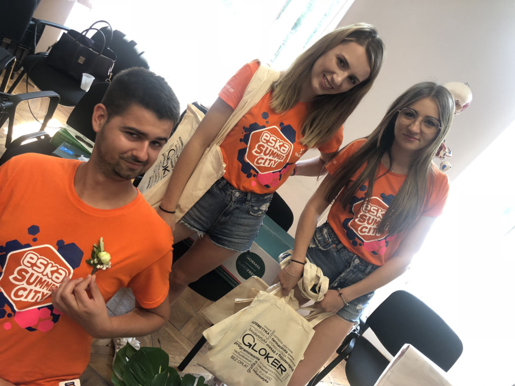 ESKA Summer City na dniu otwartym w szkole Gloker