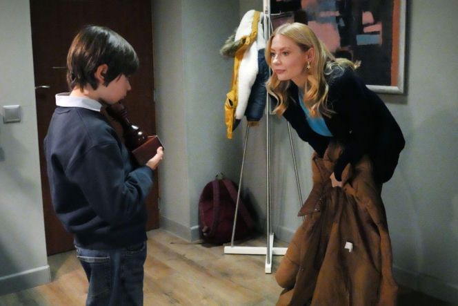 Barwy szczęścia odc. 3364. Dominika (Karolina Chapko), Mateuszek (Filip Kowalewicz)