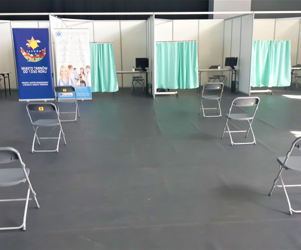 Punkt masowych szczepień gotowy - zobacz zdjęcia!