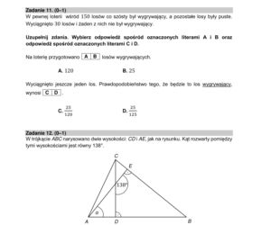  Egzamin ósmoklasisty 2021 matematyka. Arkusze CKE, pytania, odpowiedzi [26.05.2021]