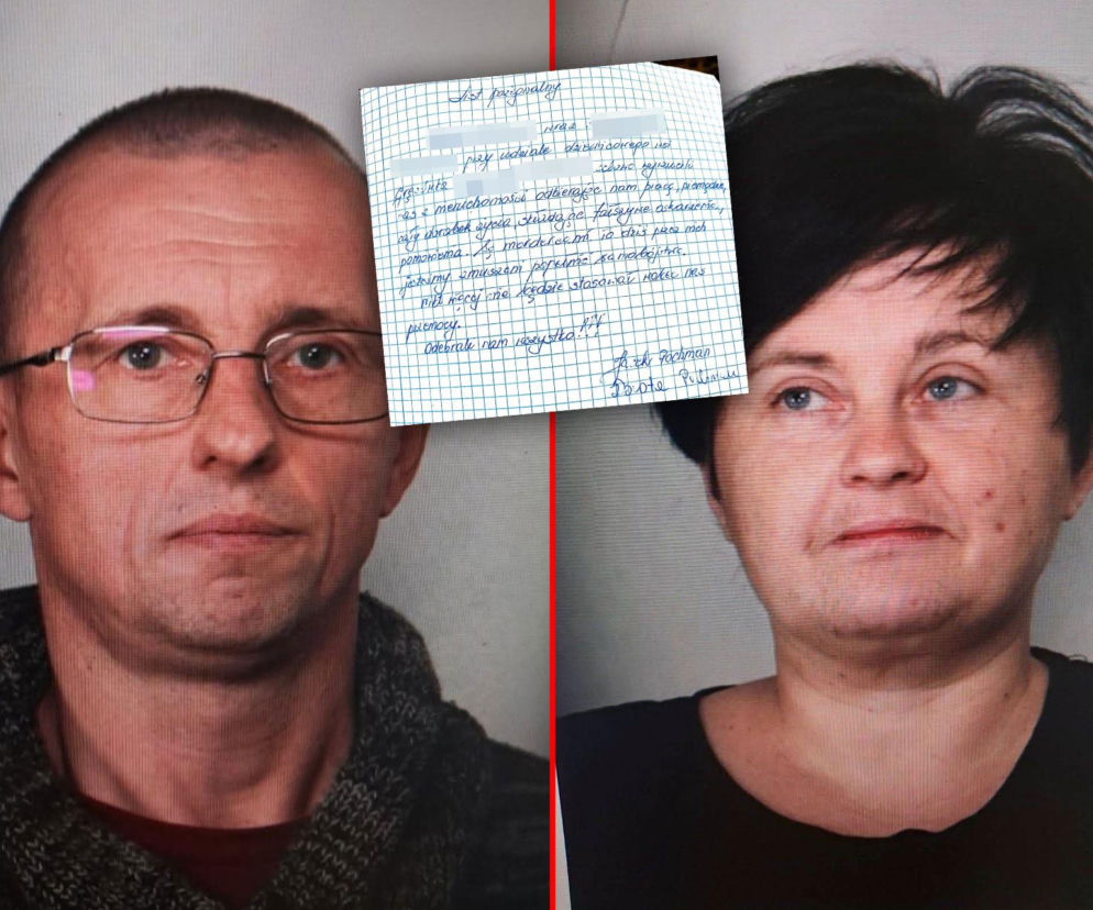 Zaginęło małżeństwo. Przed zniknięciem opublikowali niepokojący list