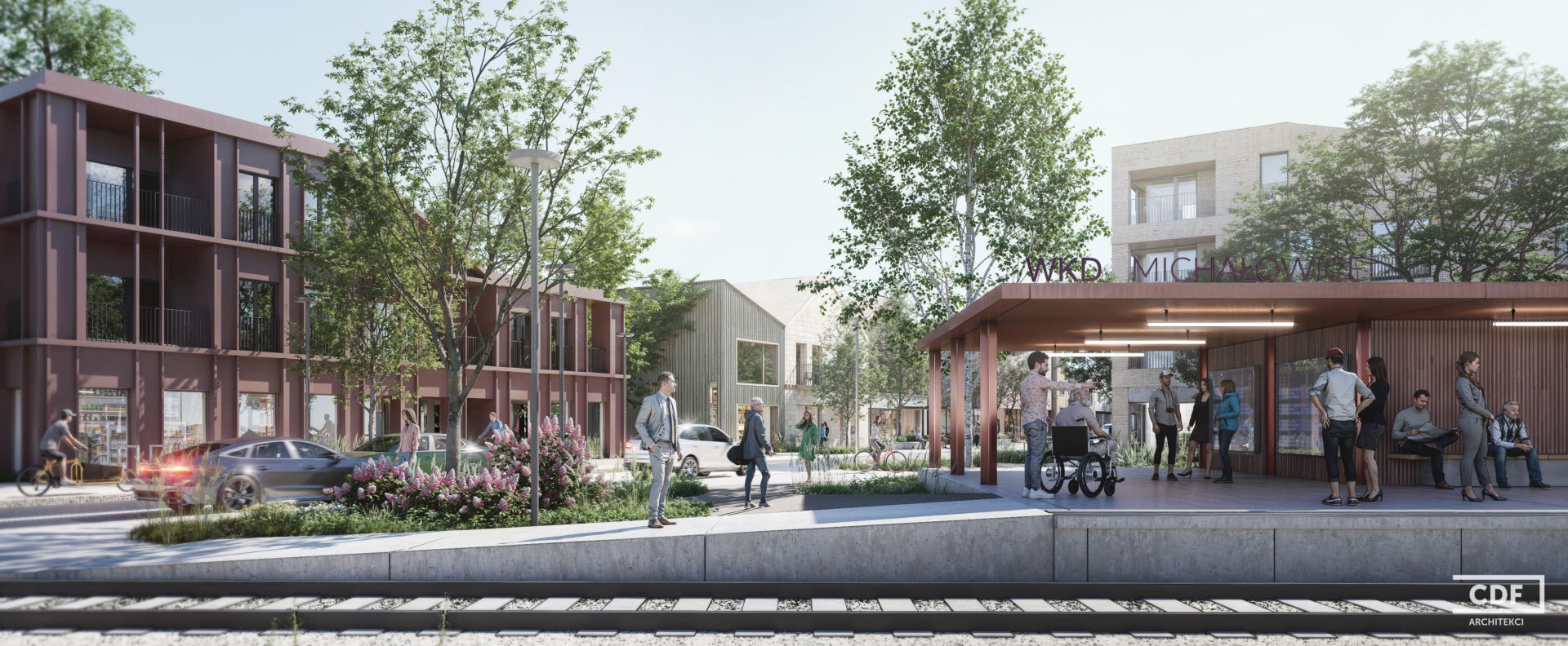 Centrum Michałowic i Centrum Aktywności Lokalnej od CDF Architekci