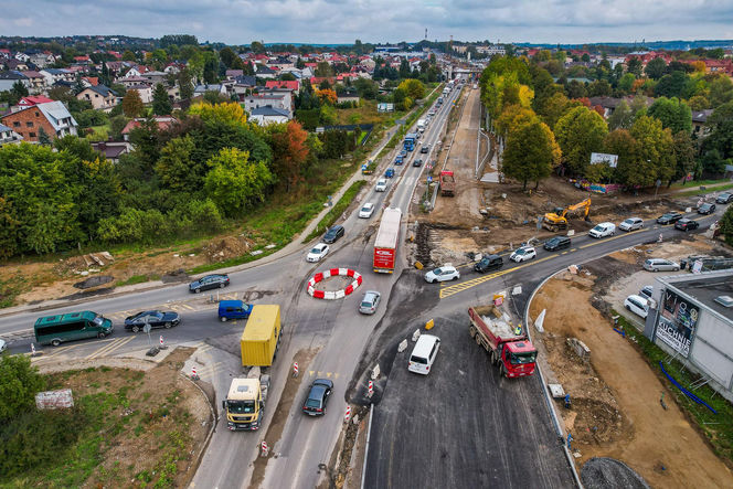 Przebudowa DK94 w Olkuszu - stan na listopad 2025 r.