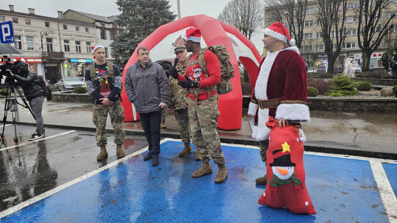 Marsz żołnierzy US ARMY w Drawsku Pomorskim 