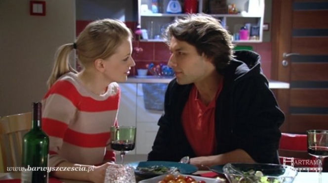 BARWY SZCZĘŚCIA, odc. 795. Patrycja (Marta Dobecka) i Dawid (Bartosz Waga)