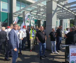 Protest związkowców JSW - czerwiec 2026