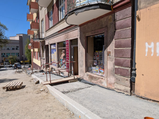 Remont ulicy Batorego w Tarnowie