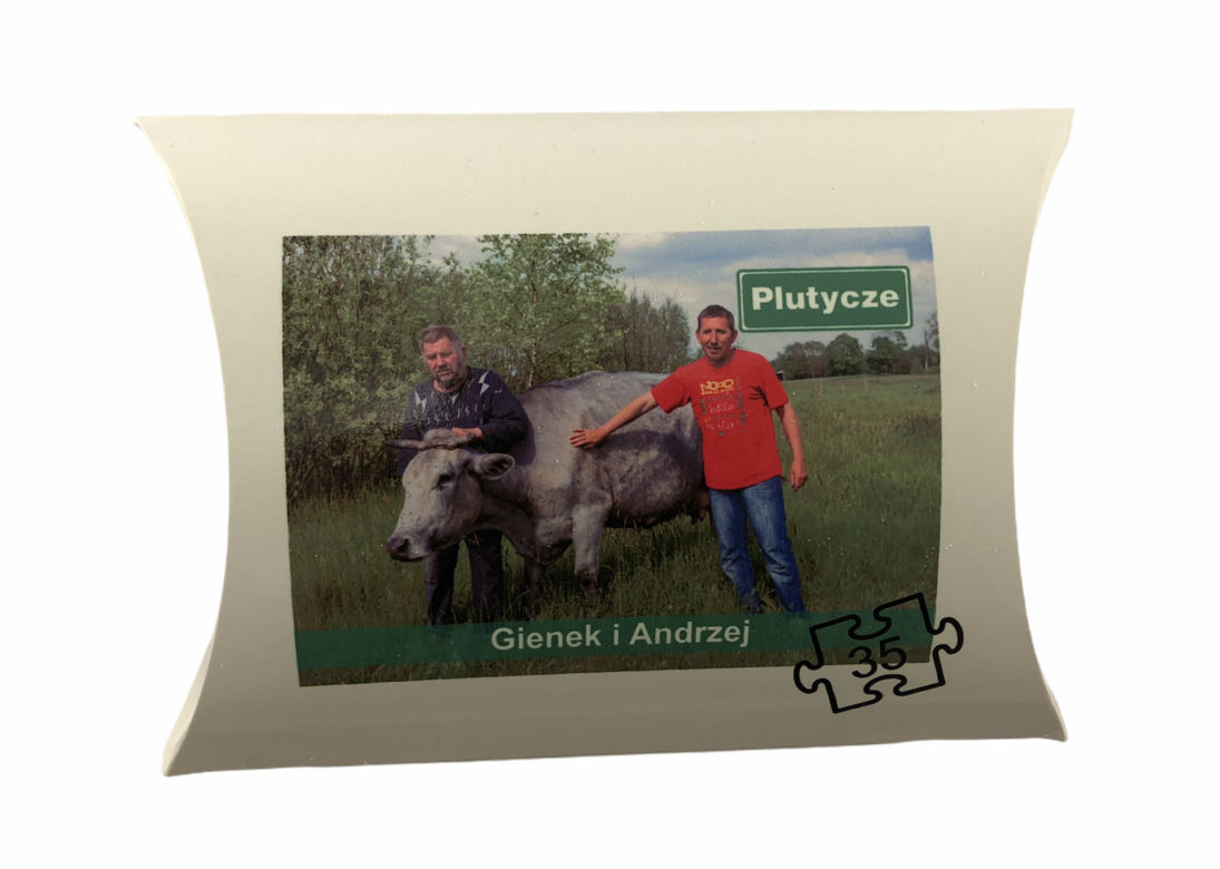 Podlasie. Gadżety z wizerunkiem Gienka i Andrzeja