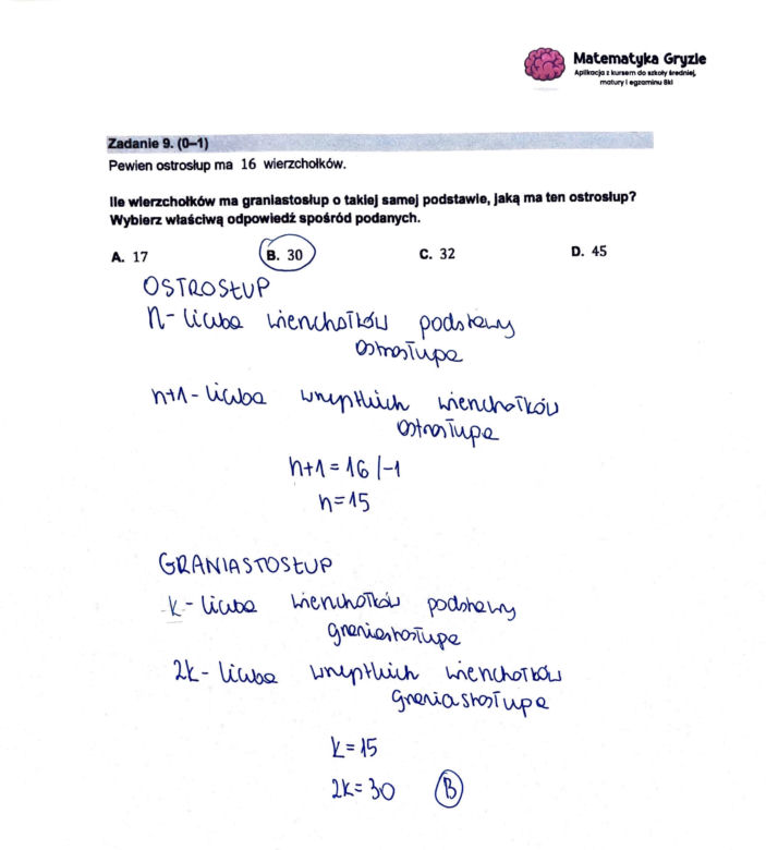 Egzamin ósmoklasisty 2023 matematyka - ROZWIĄZANE ZADANIA, ARKUSZ CKE