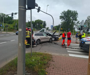 Wypadek na skrzyżowaniu w Starachowicach
