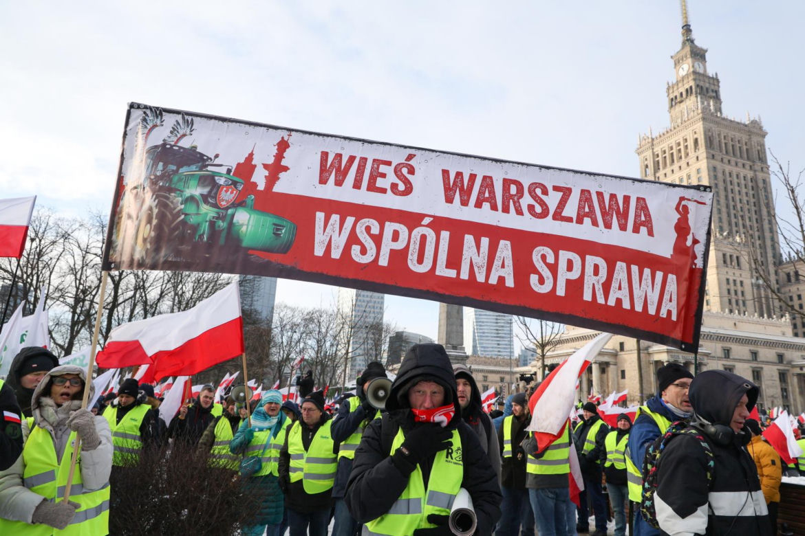Protest rolników w Warszawie (9.01.2026)