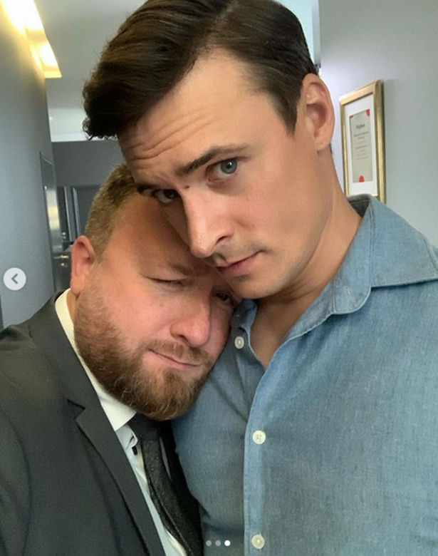 Przyjaciółki 18 sezon. Paweł (Bartek Kasprzykowski), Błażej (Mateusz Damięcki)