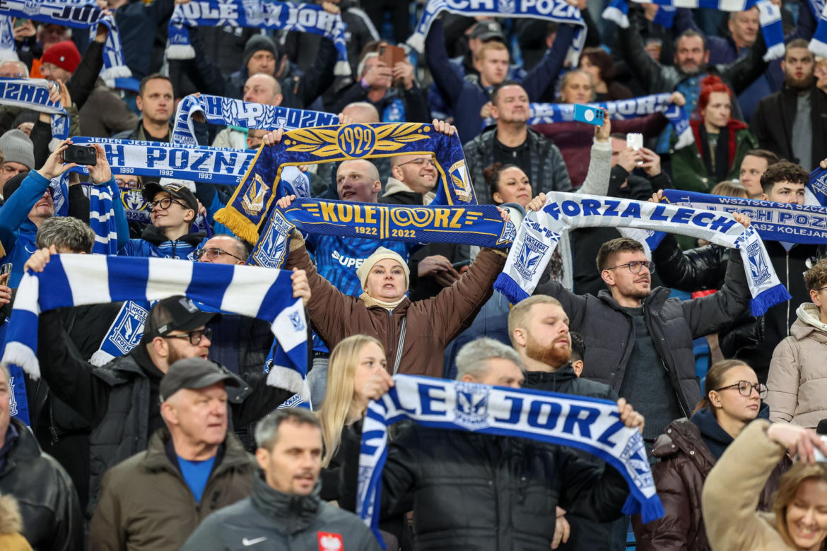 Lech Poznań - Raków Częstochowa: Zdjęcia kibiców z meczu 23. kolejki PKO BP Ekstraklasy
