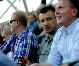 Adamek na trybunach