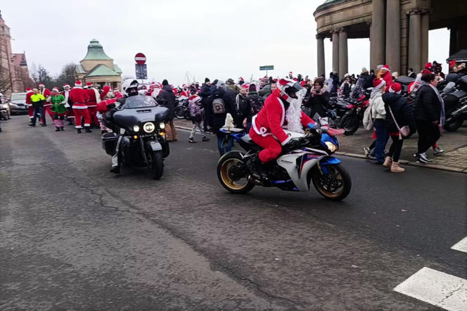 Motomikołaje w Szczecinie