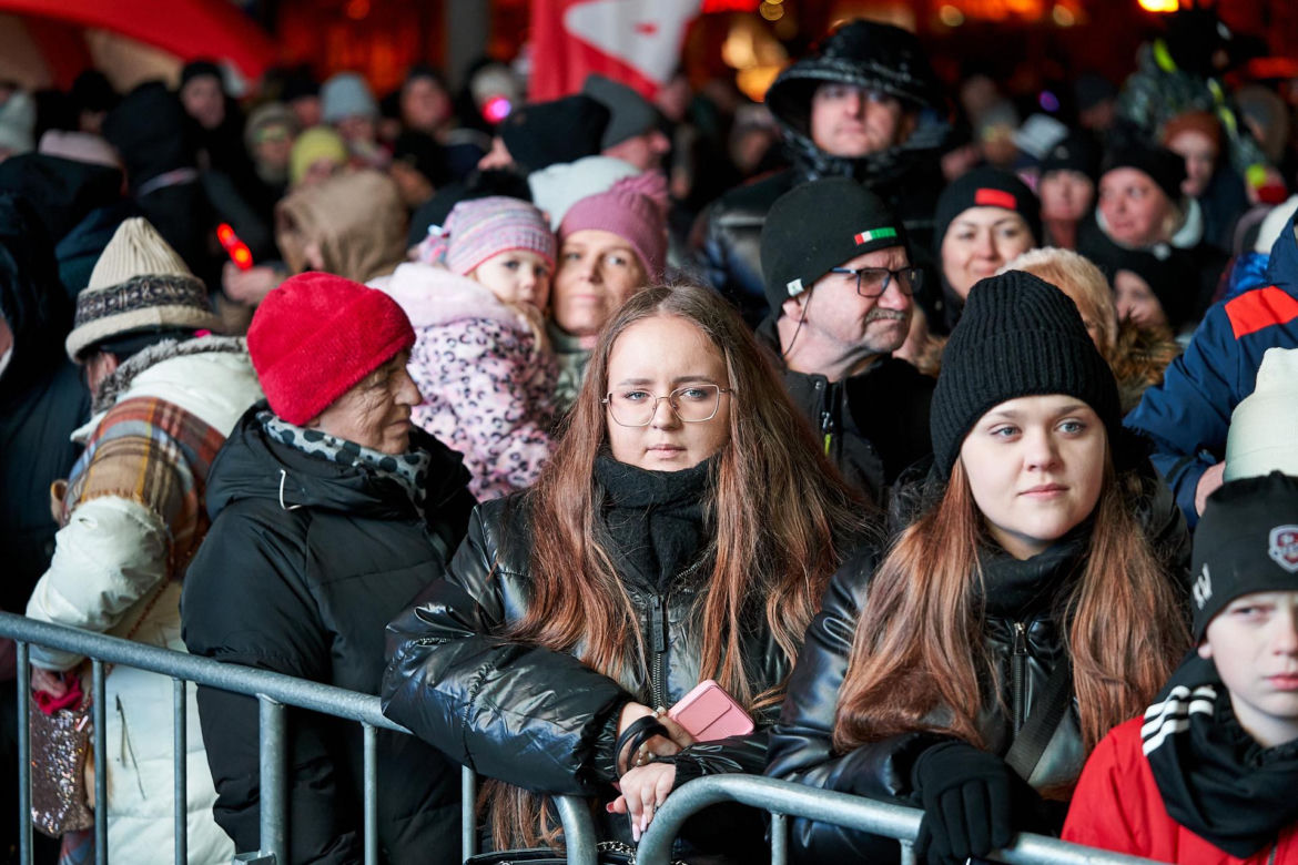 Sylwester miejski w Siedlcach odwiedziły w 2024 roku prawdziwe tłumy mieszkańców miasta i regionu