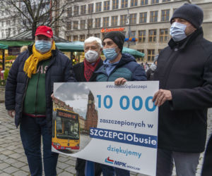 We wrocławskim SZCZEPCIObusie zaszczepiło się już ponad 10 tys. osób