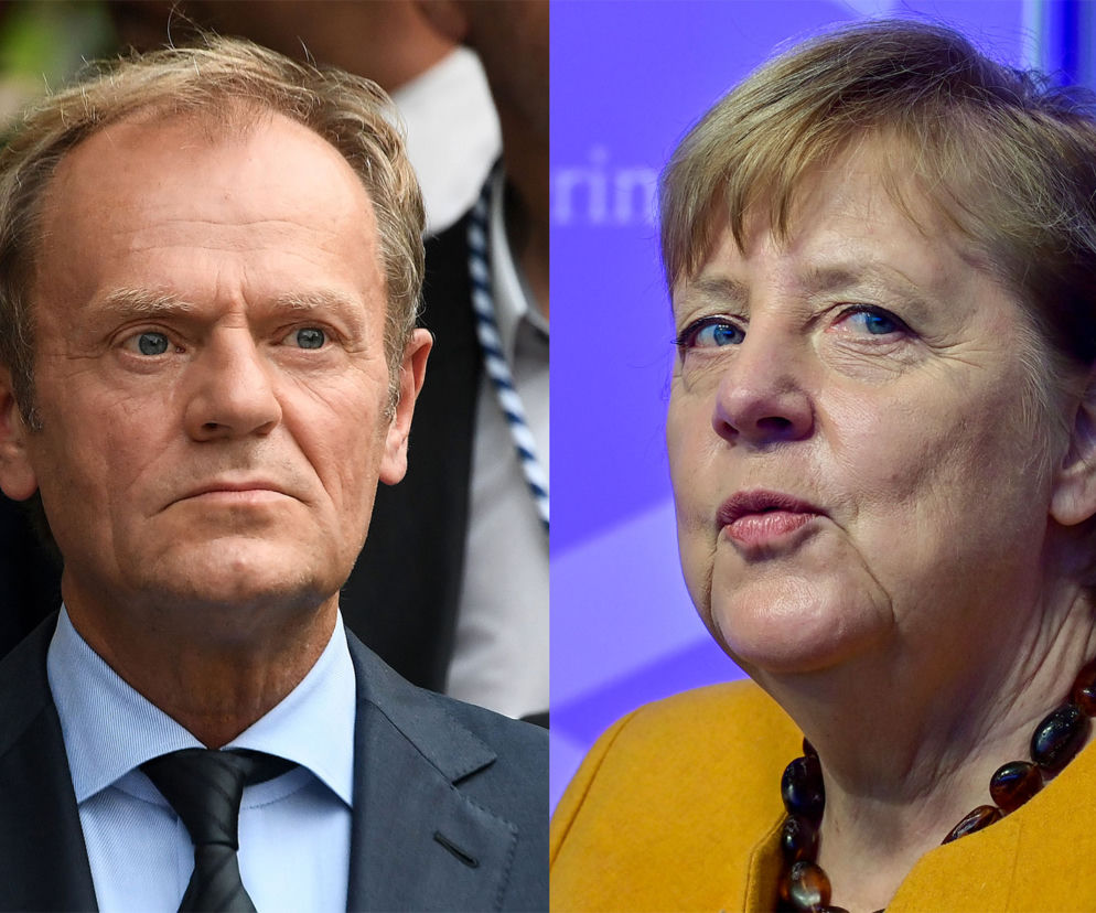 Donald Tusk, Angela Merkel