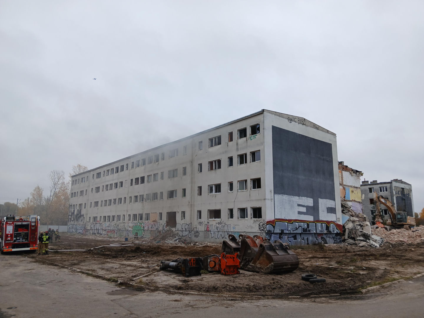 Rozbiórka osiedla Dudziarska, październik 2026
