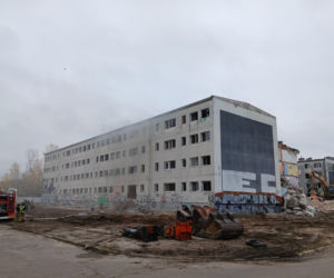 Rozbiórka osiedla Dudziarska, październik 2026