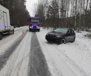 Wypadek na terenie gminy Adamów