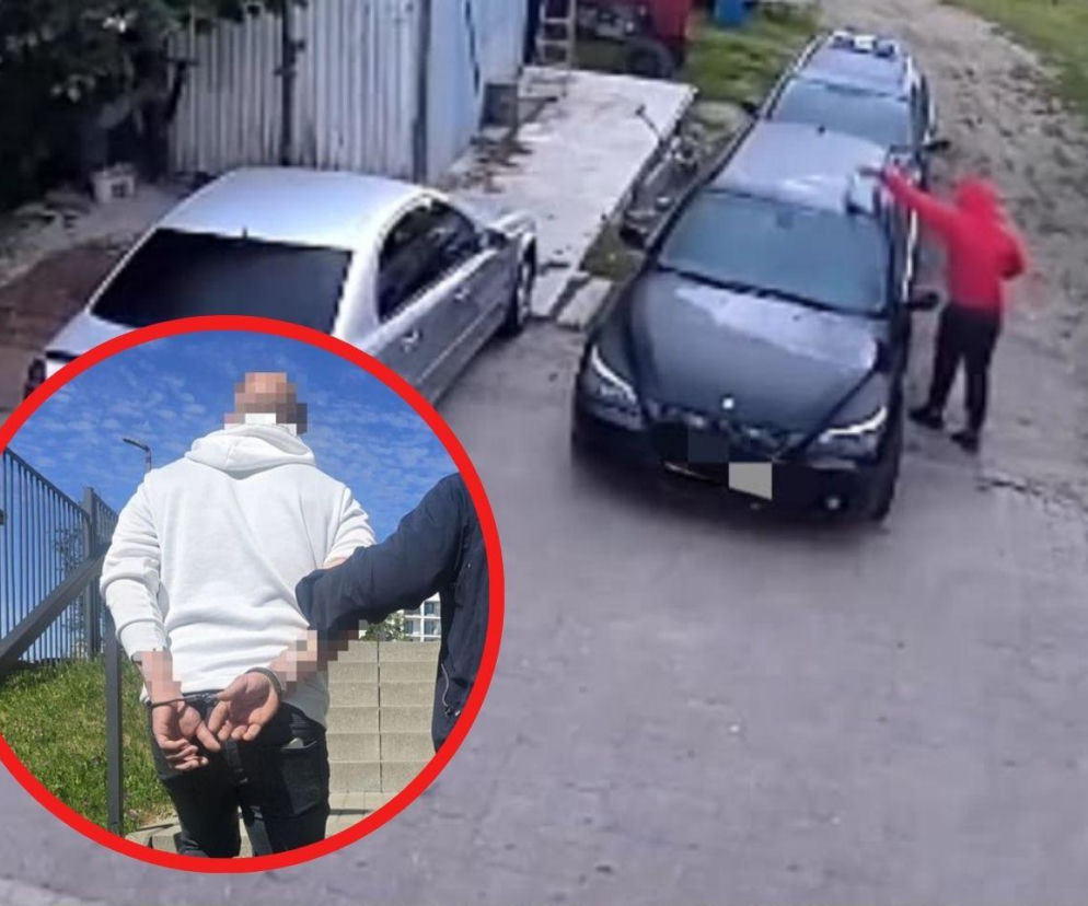 Zemsta 30-latka wymknęła się spod kontroli. Podpalił BMW, pożar zniszczył kolejne auta