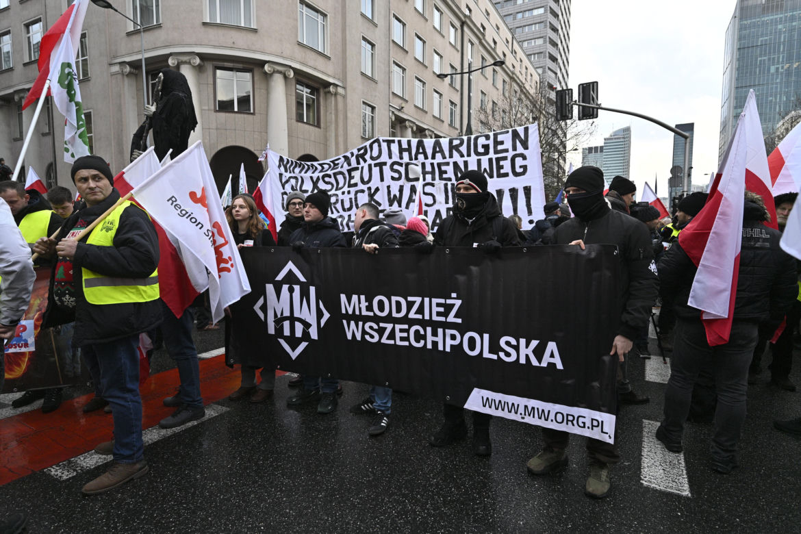 Protest rolników w Warszawie (3.01.2025)