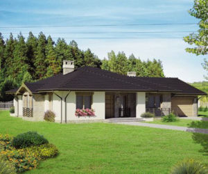 Dom idealnie połączony z ogrodem, czyli projekty domów parterowych typu bungalow 