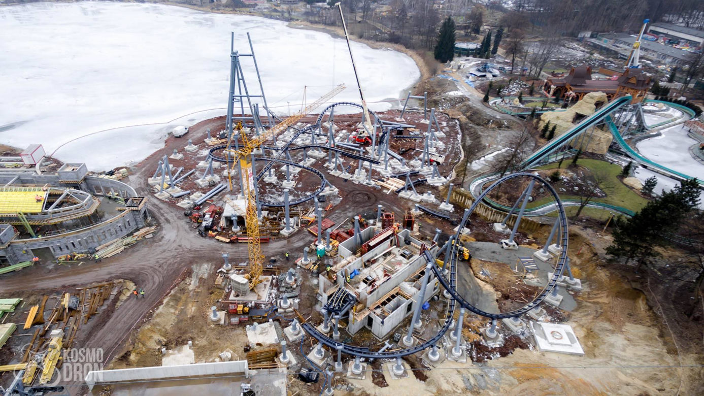 Chorzów: Tak powstaje Lech Coaster!