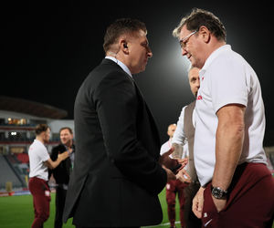 Jan Urban na meczu Malta - Polska