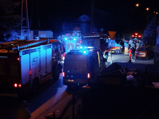 Zderzenie dwóch pojazdów na skrzyżowaniu Kraszewskiego i Ceglanej w Siedlcach