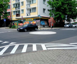 Mini rondo u zbiegu ulic Grodzkiej, Sołtysiej i Farnej