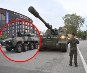 Czołgi na ulicach Warszawy. Wielkie maszyny zmierzają na targi