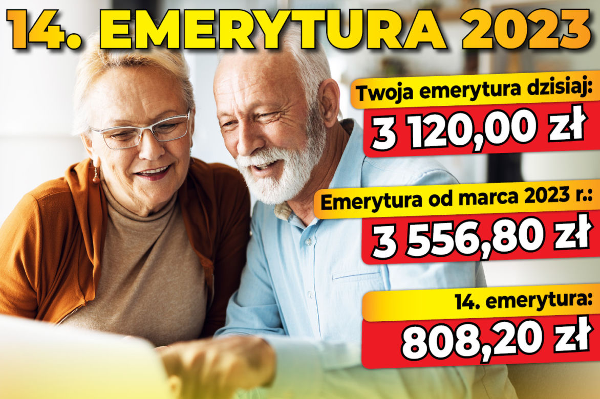 Czternasta emerytura wzrośnie o 148 zł