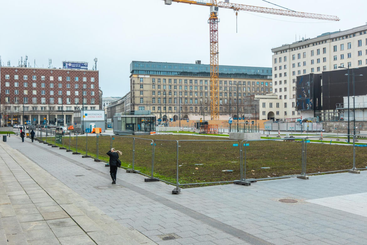 Budowa parkingu podziemnego pod placem Powstańców Warszawy