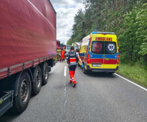 Wypadek na DK78 w Świętokrzyskiem