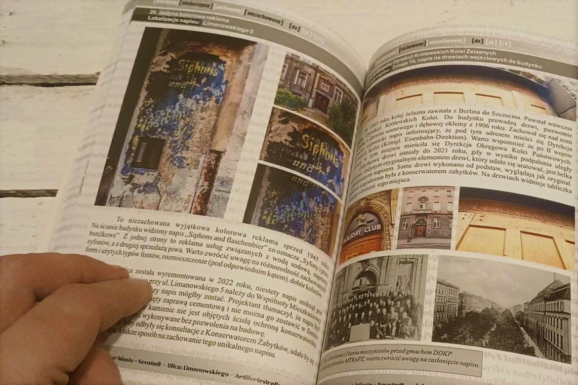 Premiera książki Poliny Wierzchowiec "Spod tynku. Przeszłość miasta utrwalona w napisach"