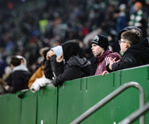 Lechia Gdańsk - Górnik Zabrze, zdjęcia kibiców i zawodników z meczu 18, kolejki PKO BP Ekstraklasy