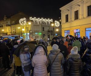 Lex TVN. Protest mieszkańców Nowego Sącza