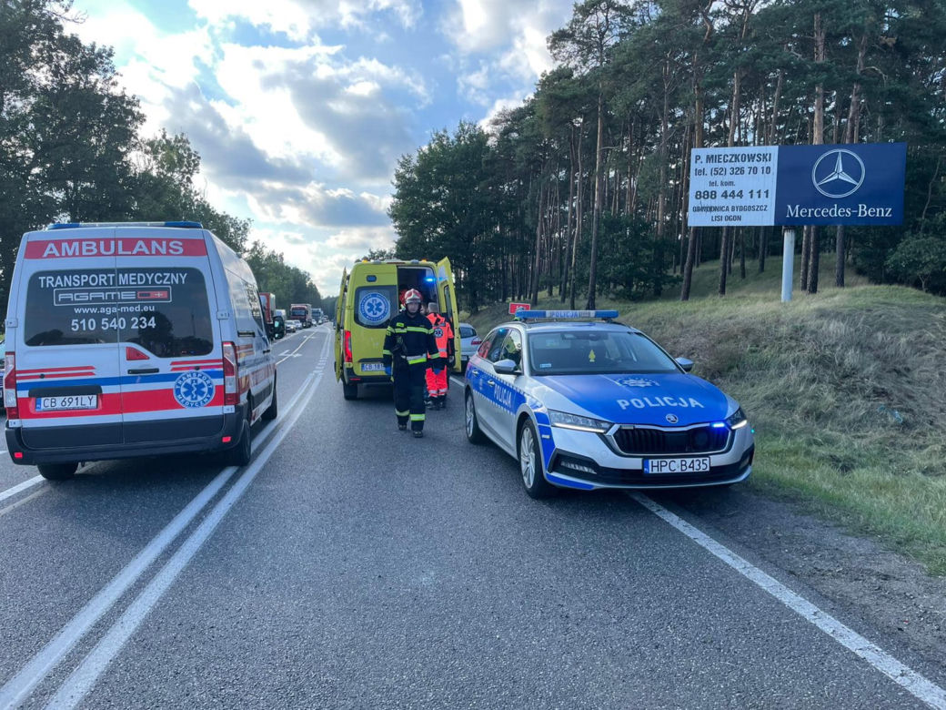 Wypadek na DK 10 w Makowiskach! Wśród rannych kobieta w zaawansowanej ciąży [ZDJĘCIA]