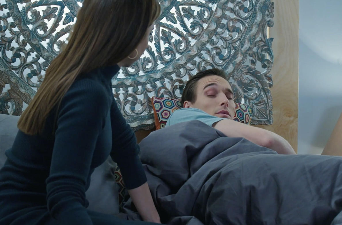 M jak miłość. Olek (Maurycy Popiel), Aneta (Ilona Janyst)