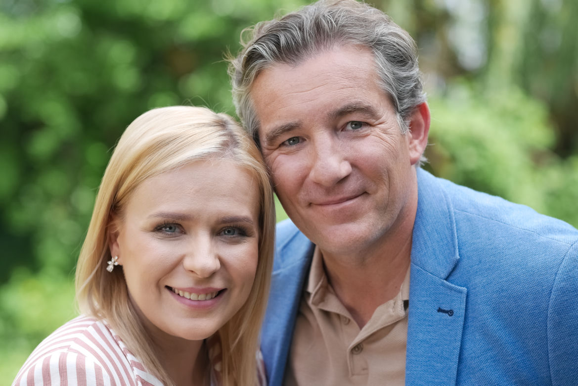 Pierwsza miłość po wakacjach. Marysia (Aneta Zając), Jakub Wenerski (Przemysław Sadowski)