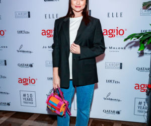 Agnieszka Drewnicka, Kamila Porczyk, Anna Popek na jubileuszu Agio Milano