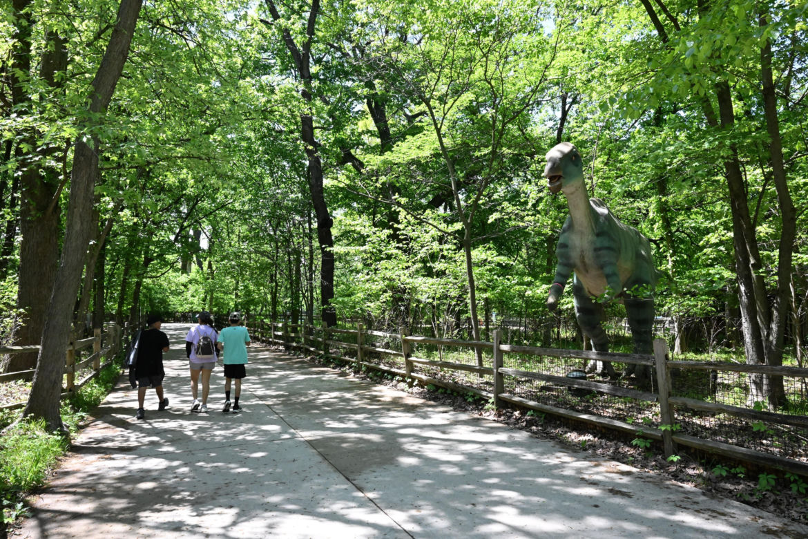 Dinozaury w Brookfield Zoo Chicago