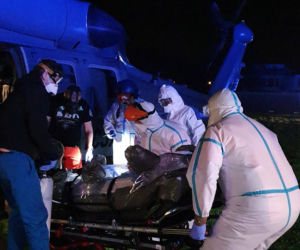 Black Hawk w Radomiu. Śmigłowiec transportował zakażoną pielęgniarkę