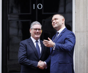 Karol Nawrocki, Keir Starmer