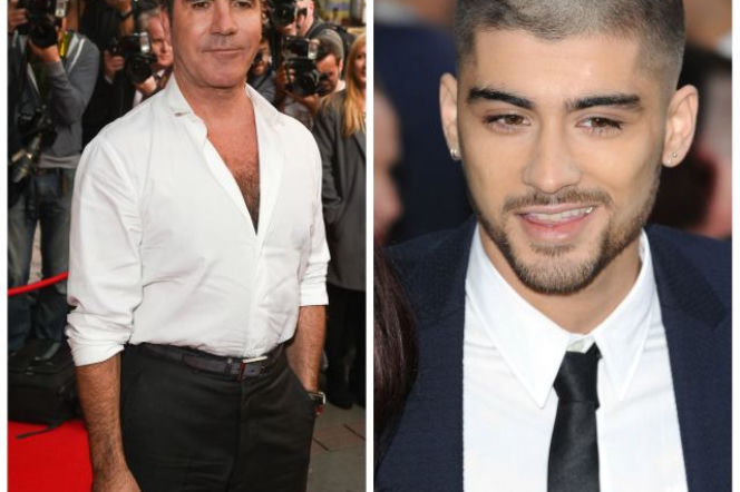 Simon Cowell i Zayn Malik