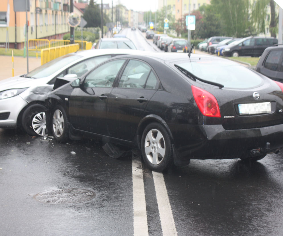wypadek na ul. Kalinkowej