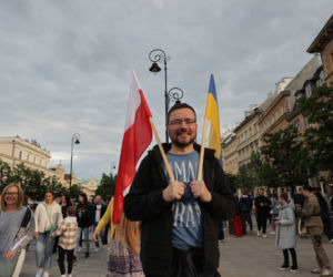 Ogromna manifestacja wdzięczności Ukraińców. „Przyjaciele, dziękujemy”